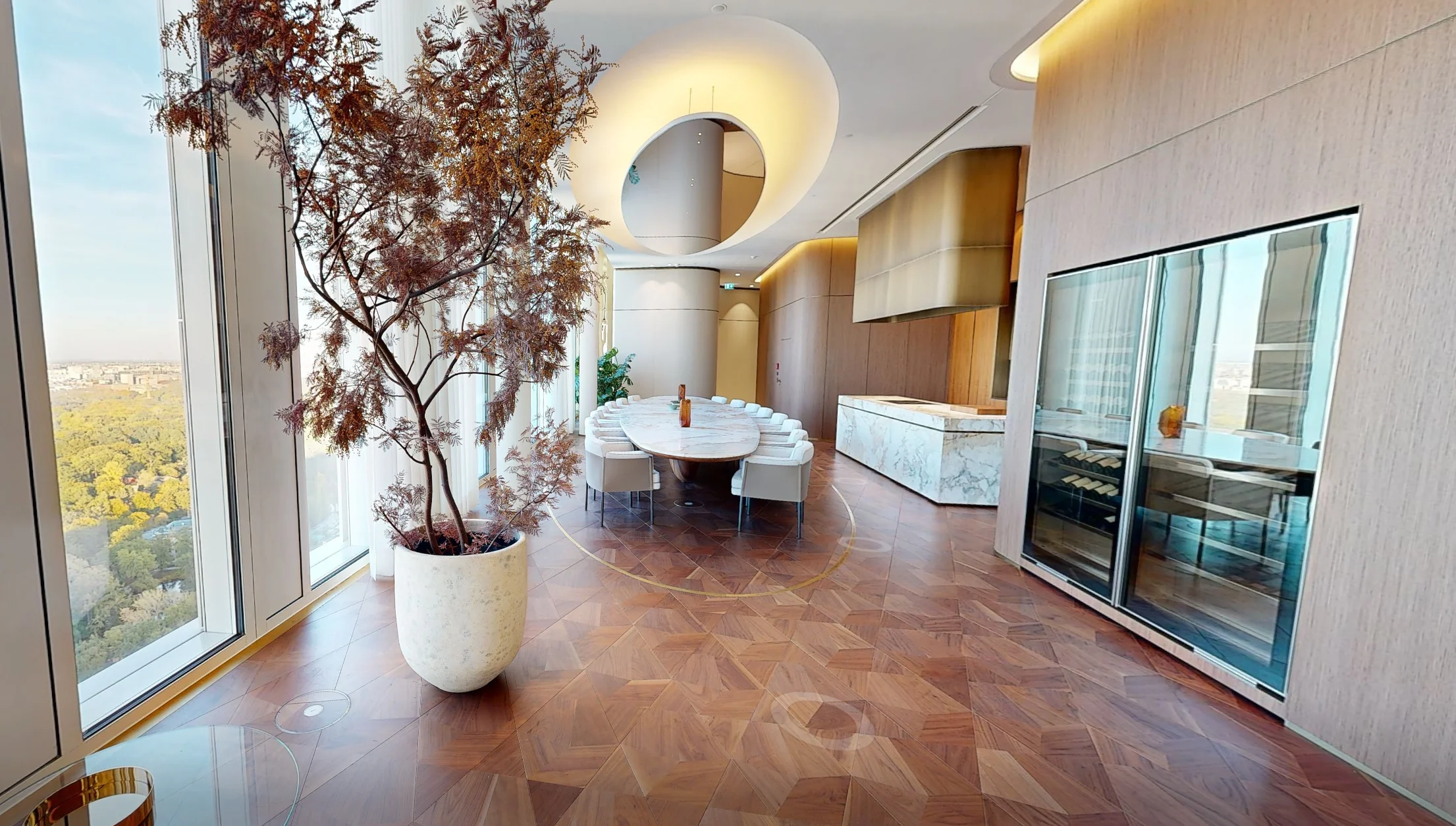 Private dining room at Frankfurt Junghof
