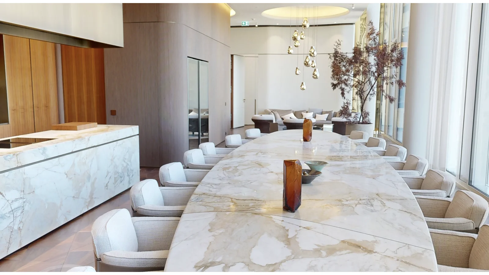 THE EMBER · Open hearth and dining room