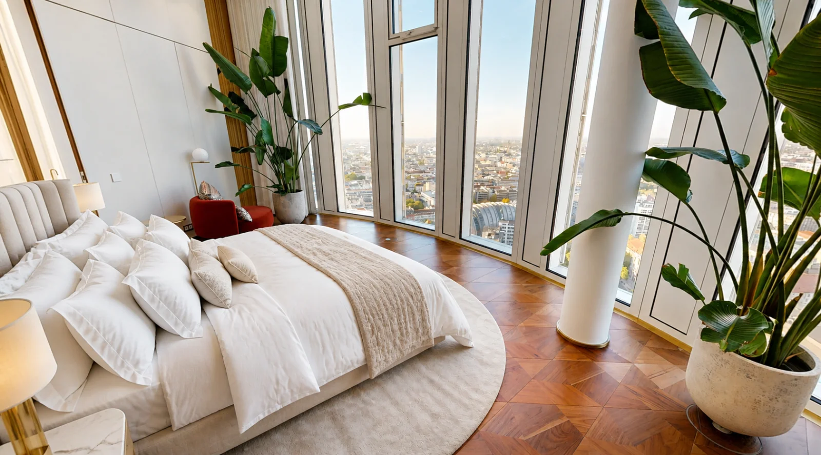 Round skyline suite