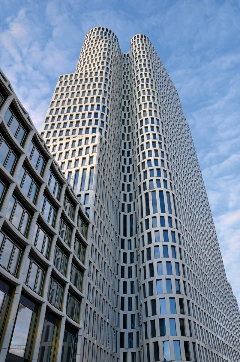 Twin shafts of Upper West seen from below